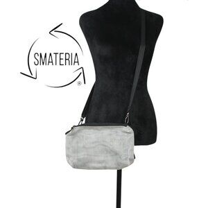 Smarteria Vegan Black and Silver Mesh Crossbody/fanny pack Purse